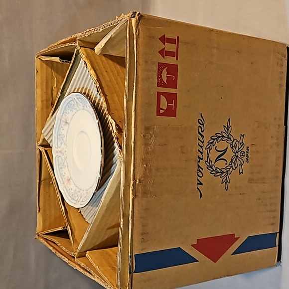 New Noritake Crown Flower 7324 Cup Saucer Only Ivory China - Picture 7 of 7